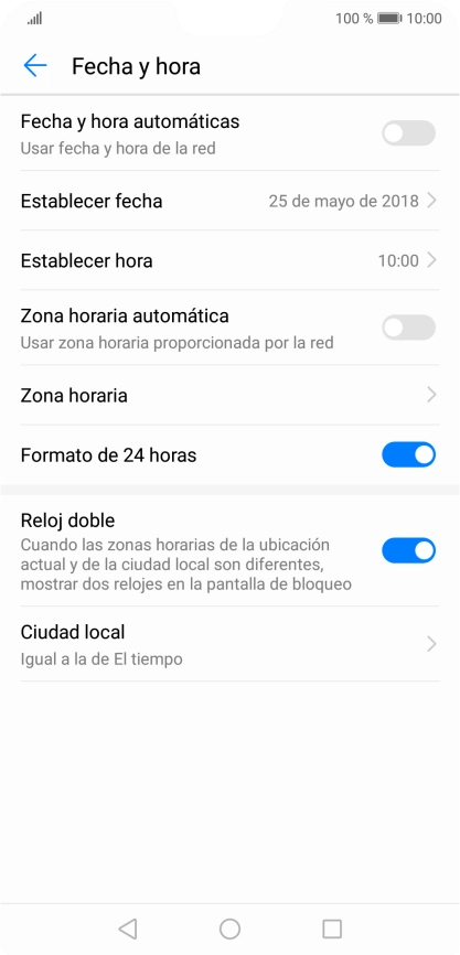 Pulsa el indicador junto a 