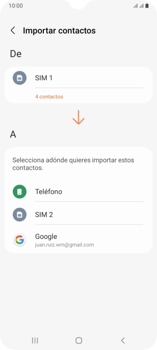Pulsa Teléfono.