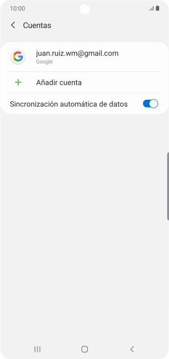 Pulsa la tecla de inicio para terminar y regresar a la pantalla de inicio.