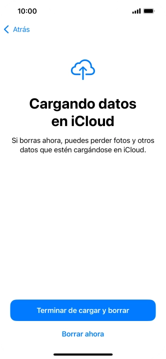 Pulsa el ajuste deseado.
