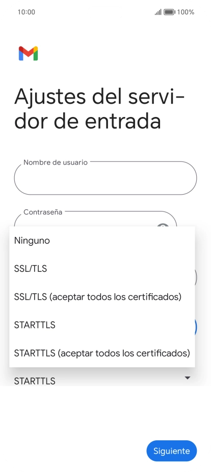 Pulsa SSL/TLS.