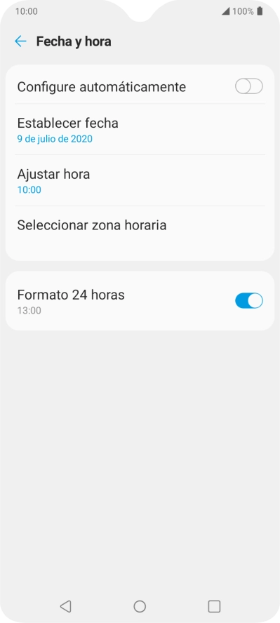 Pulsa el indicador junto a 