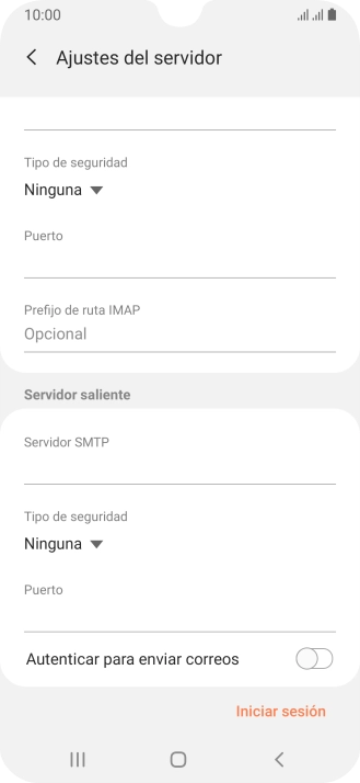 Pulsa Iniciar sesión.
