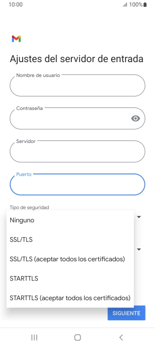 Pulsa Ninguno.