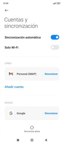 Pulsa la tecla de inicio para terminar y regresar a la pantalla de inicio.