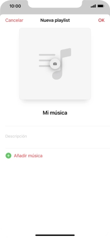 Pulsa Añadir música.