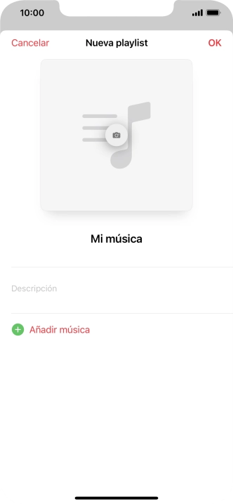 Pulsa Añadir música.