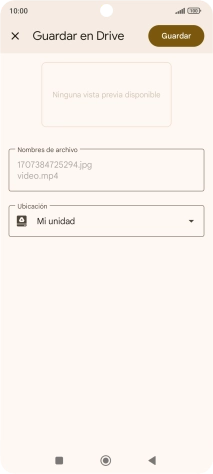 Pulsa la lista desplegable bajo 