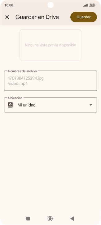 Pulsa la lista desplegable bajo 