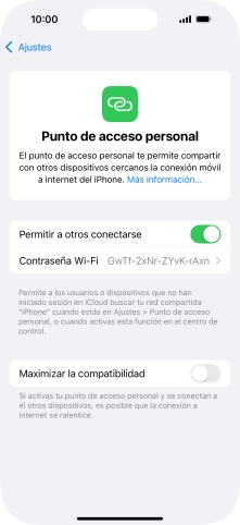 Desliza el dedo hacia arriba desde la parte inferior de la pantalla para terminar y volver a la pantalla de inicio.