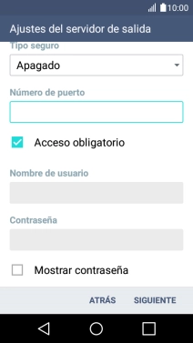 Pulsa Acceso obligatorio para desactivar la función.