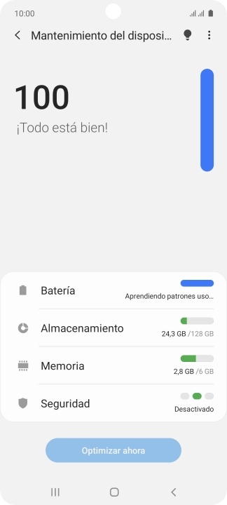 Pulsa Batería.