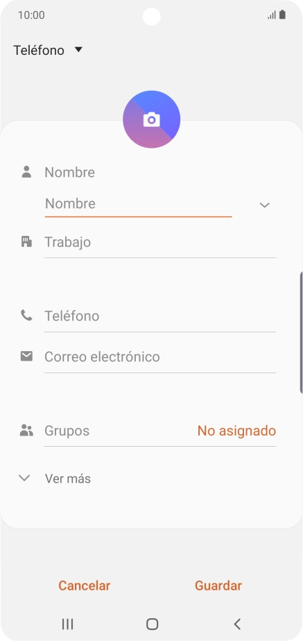 Pulsa la lista desplegable de la guía.