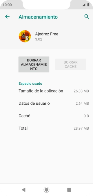 Pulsa la tecla de inicio para terminar y regresar a la pantalla de inicio.