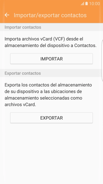 Pulsa IMPORTAR.
