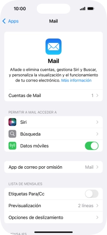 Pulsa Cuentas de Mail.