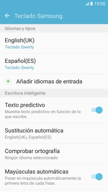 Pulsa la tecla de inicio para regresar a la pantalla de inicio.