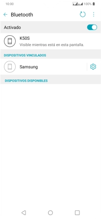 Pulsa la tecla de inicio para terminar y regresar a la pantalla de inicio.