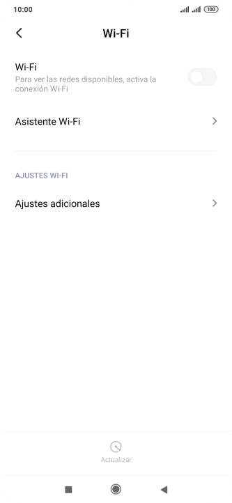 Pulsa el indicador junto a 