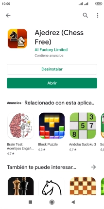 Pulsa la tecla de inicio para terminar y regresar a la pantalla de inicio.