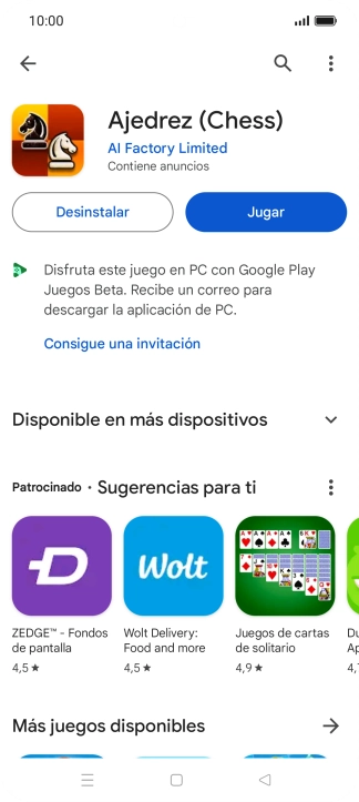Pulsa la tecla de inicio para terminar y regresar a la pantalla de inicio.
