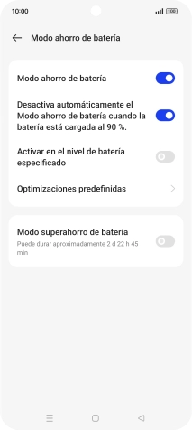 Pulsa la tecla de inicio para terminar y regresar a la pantalla de inicio.