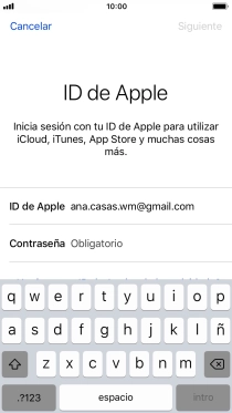 Pulsa en el campo junto a 