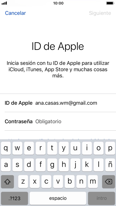 Pulsa en el campo junto a 