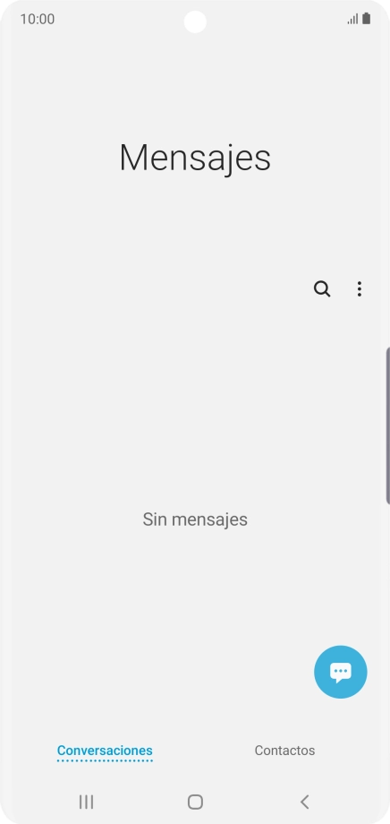 Pulsa el icono de nuevo mensaje.