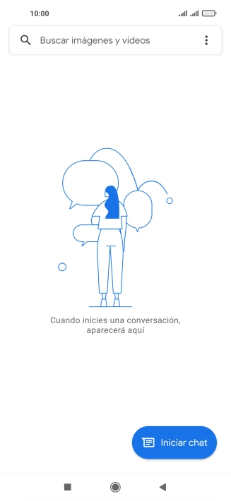 Pulsa Iniciar chat.