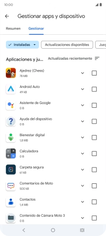 Pulsa la app deseada.