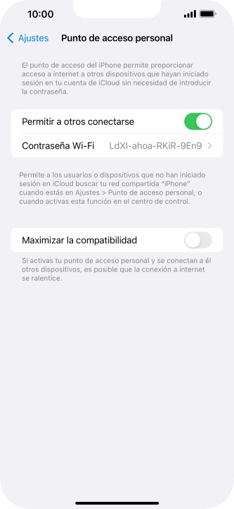 Desliza el dedo hacia arriba desde la parte inferior de la pantalla para terminar y volver a la pantalla de inicio.