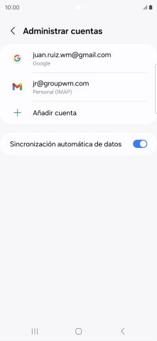 Pulsa el indicador junto a 