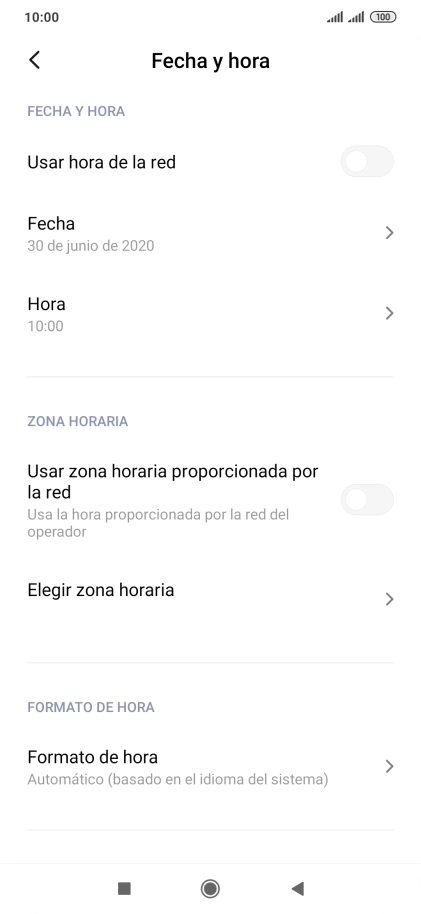 Pulsa el indicador junto a 