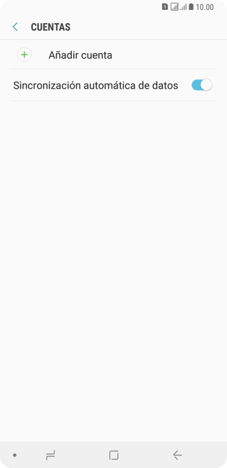 Pulsa Añadir cuenta.