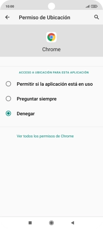Pulsa el ajuste deseado.