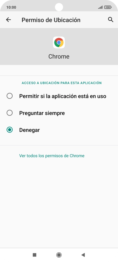 Pulsa el ajuste deseado.