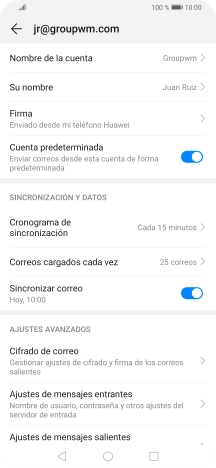 Pulsa Nombre de la cuenta.