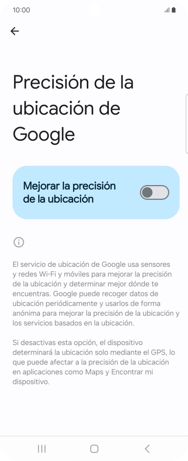 Si pulsas el indicador junto a 