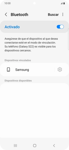 Pulsa la tecla de inicio para terminar y regresar a la pantalla de inicio.