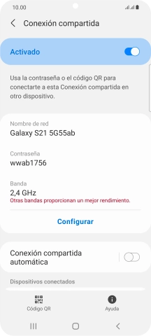 Pulsa la tecla de inicio para terminar y regresar a la pantalla de inicio.
