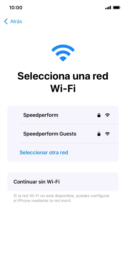 Pulsa la red wifi deseada.
