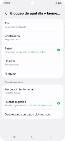Pulsa Ninguno.