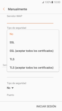 Pulsa No para desactivar la función.