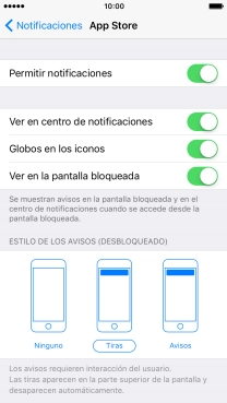 Pulsa el indicador junto a 