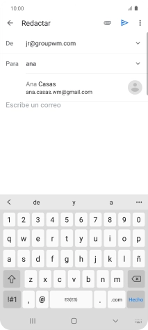 Pulsa el contacto deseado.