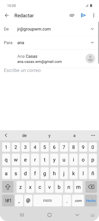 Pulsa el contacto deseado.