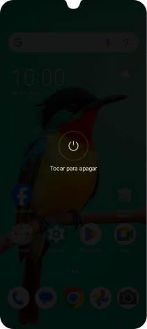 Pulsa Tocar para apagar.