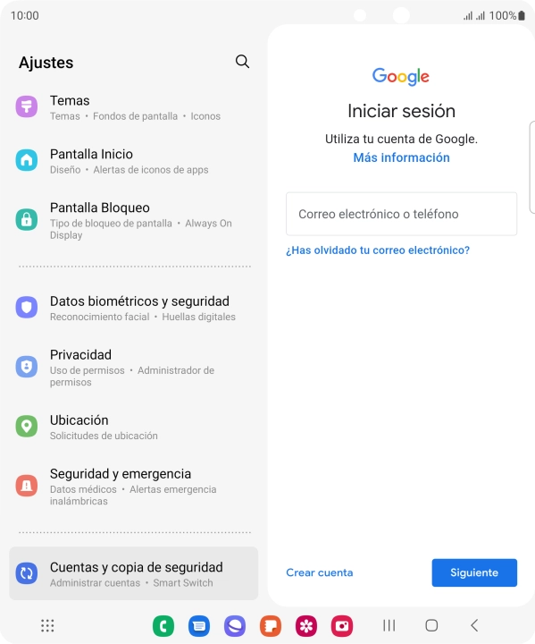 Si no tienes una cuenta de Google, pulsa Crear cuenta y sigue las indicaciones de la pantalla para ver cómo crear una cuenta nueva.