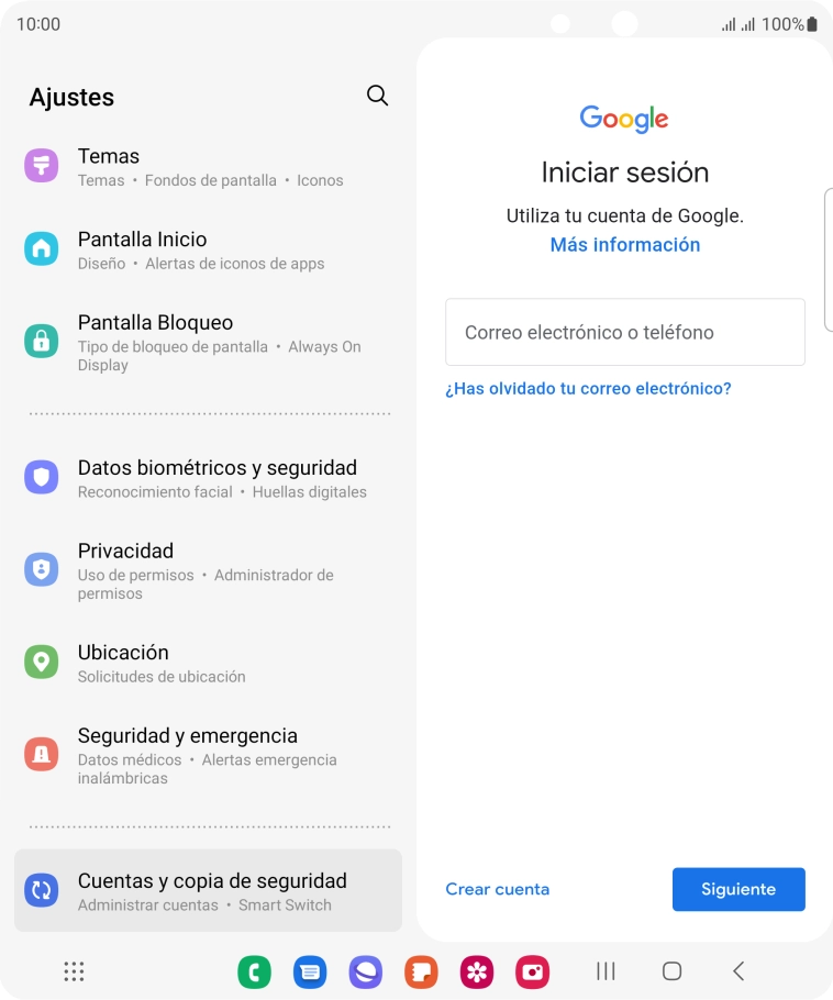 Si no tienes una cuenta de Google, pulsa Crear cuenta y sigue las indicaciones de la pantalla para ver cómo crear una cuenta nueva.